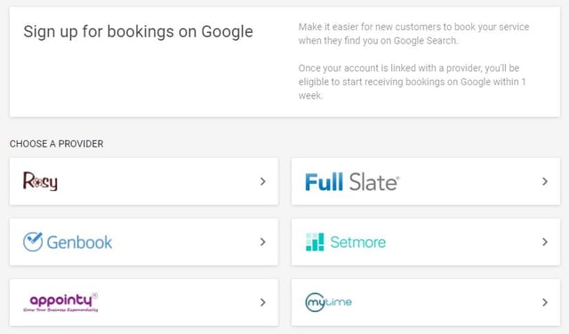 Bookings Page