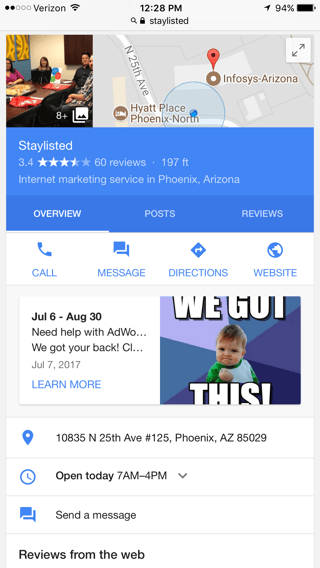 Google Messaging Phone