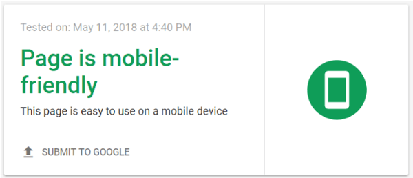 Mobile Friendly Websites