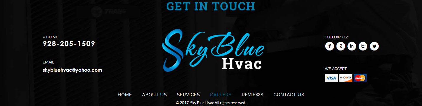 skyblue hvac foot example